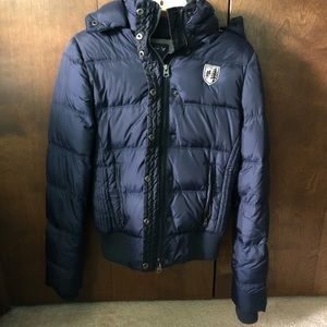 Navy AE puffer winter jacket